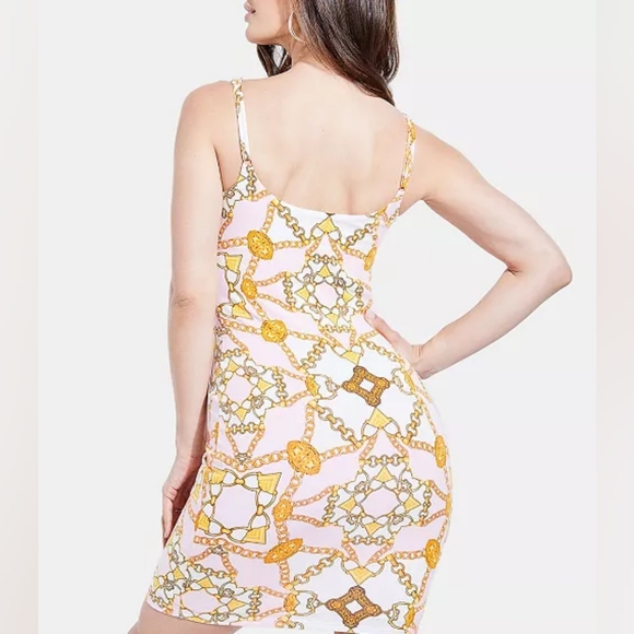 💛Guess Malaya printed hardware-detail mini party dress - Picture 6 of 7